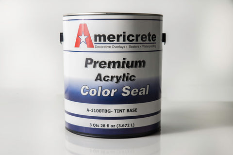 Cement Modifier Smooth Concrete Color Sealer (100% Acrylic Pigmented Concrete, A-1100 Primer)
