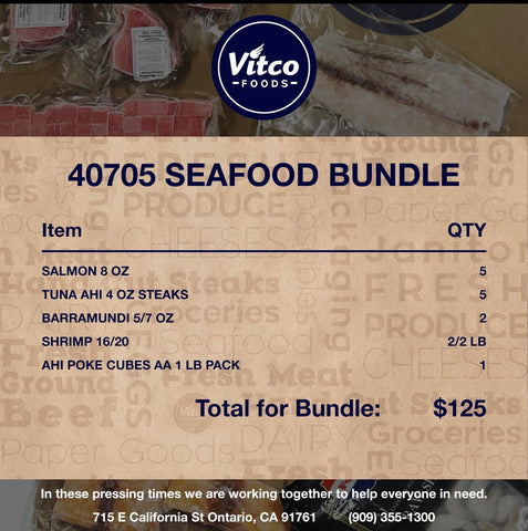 40705 SEAFOOD BUNDLE $125.00